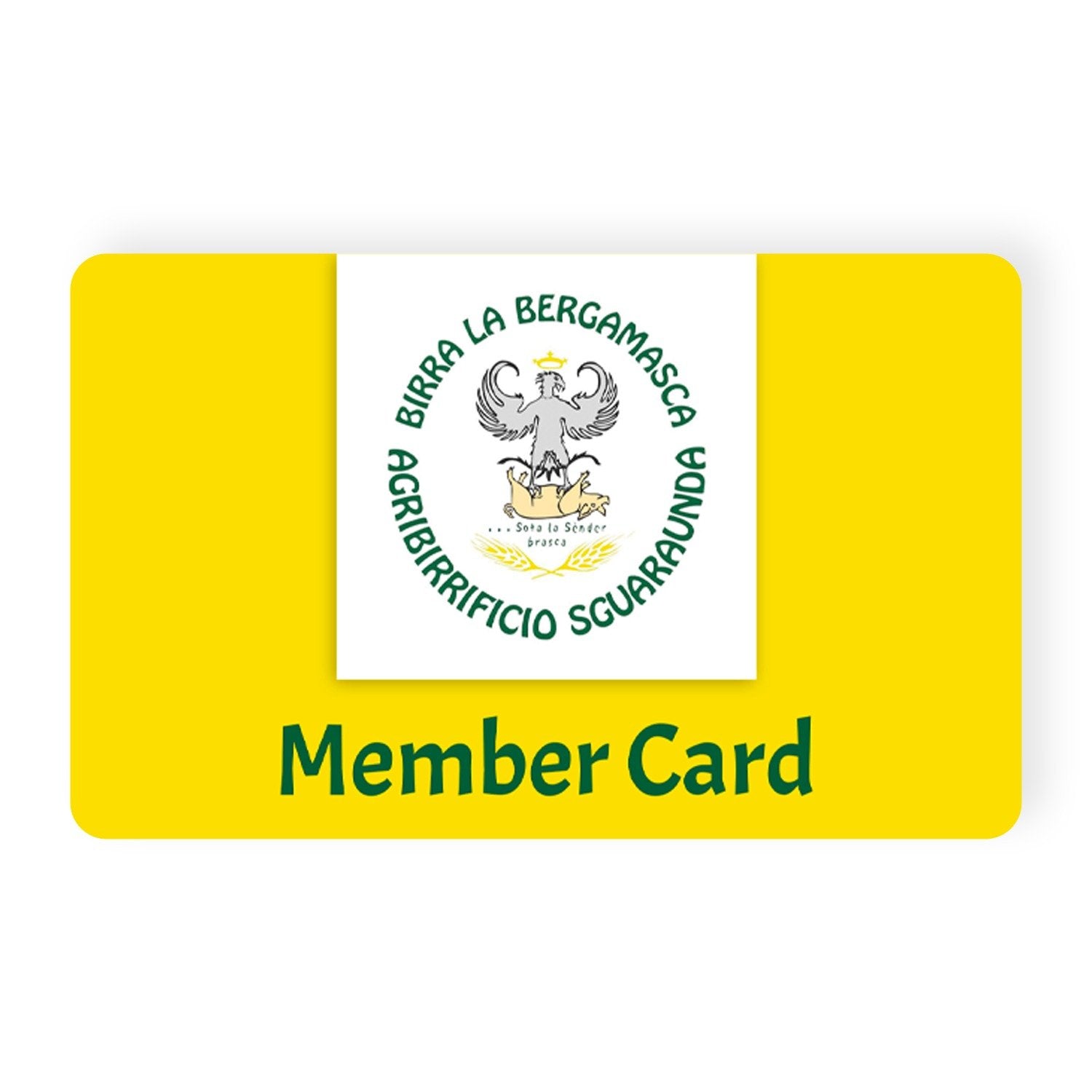 Yellow Member Card